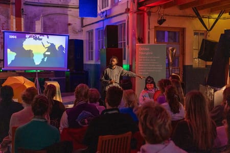Keynote Pierre Semudenge: het regent, maar ik word niet nat.